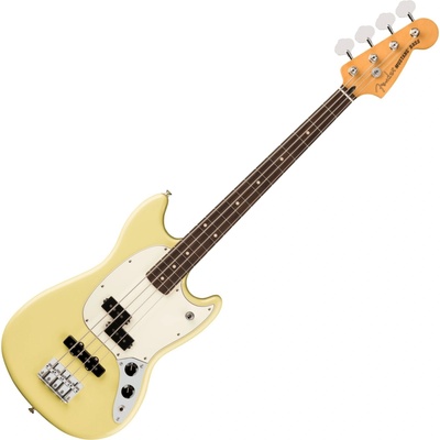 Fender Player II Series Mustang Bass RW Hialeah Yellow Електрическа бас китара
