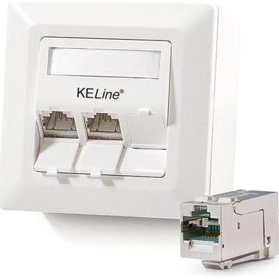 KELINE Zásuvka 601143-AP + KEJ-C6A-S-HD 3