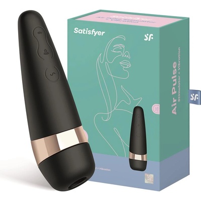 Satisfyer Клитор стимулатор черен Satisfyer Pro 3+