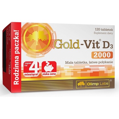 Olimp Gold-Vit D3 2000, 120 Capsules