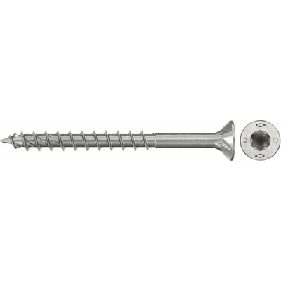 Fischer 574072 skrutky do drevotriesky 4 mm 40 mm TX Nerezová oceľ 200 ks