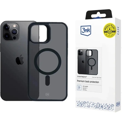 3mk Protection Калъф 3mk Smoke MagCase за Apple iPhone 12 Pro Max - черен (5903108563680)