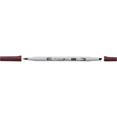 Tombow Маркер алкохолен ABT PRO Dual Brush 757 порт червен (ABTP-757)