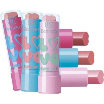 Dermacol Love Lips SPF 15 Zvláčňující balzám na rty 09 růžová 3,5 ml