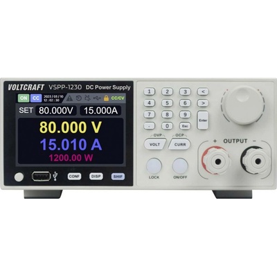 VOLTCRAFT VSPP-1230 laboratorní zdroj 19, nastavitelný, 0 - 300 V/DC, 0 - 10 A, 1200 W, USB, RS-485, LAN, lze programova