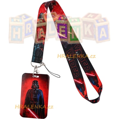 Šňůrka na krk s cedulkou Stars Wars WADER