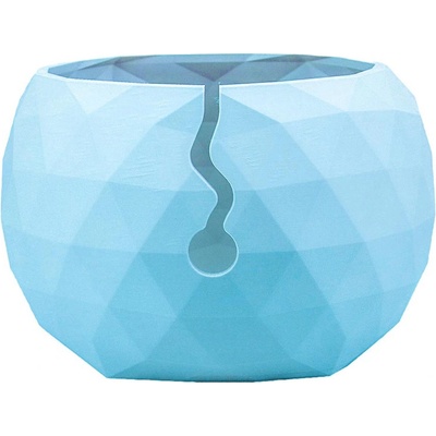 Pro Háčkování Miska na klubíčko LOW POLY L Baby Blue