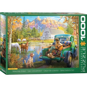 EUROGRAPHICS Пъзел Eurographics от 1000 части - Пеещото езеро (60006012)