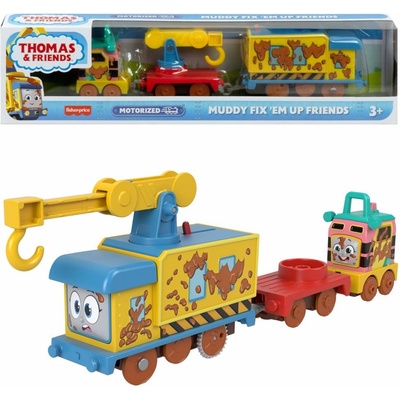 Mattel Tomáš a přátelé Motorová mašinka s příběhem Tomášovi zablácení kamarádi HHN43 – Zboží Dáma