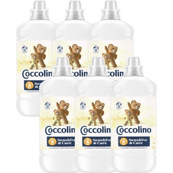 Coccolino Sensitive Almond Rinse Concentrate 306 измиване 6x1275ml (8720181410628)