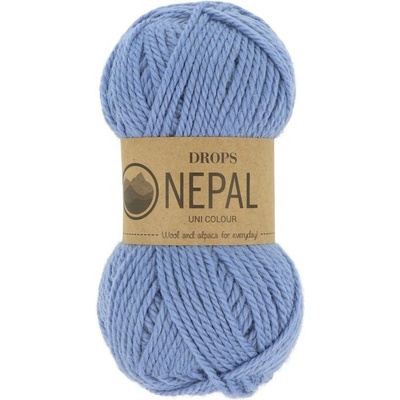 Drops Nepal UNI 6220 fialovo modrá