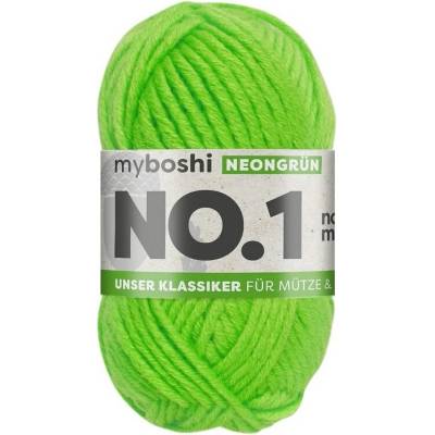 Příze myboshi NO.1 Neonová zelená