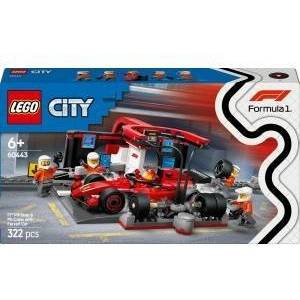 LEGO® LEGO® City F1® Pit Stop & Pit Crew with Ferrari Car, 322 pcs
