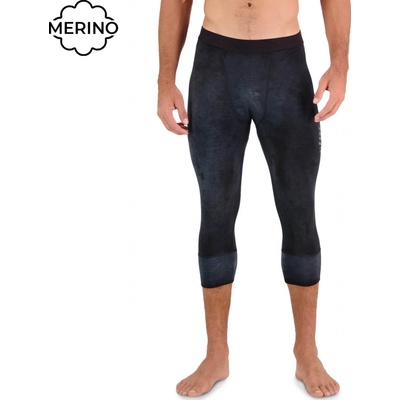 Mons Royale Cascade Merino Flex 200 3/4 Legg black acid wash 23/24