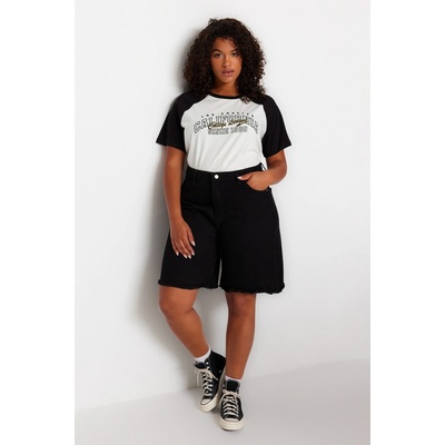 Trendyol dámské kraťasy Denim 8683046990645 černá