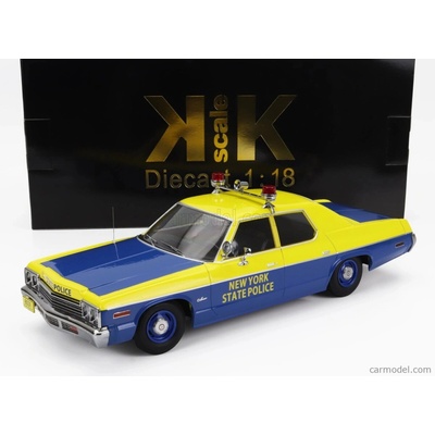 Kk-scale Dodge Monaco New York State Police 1974 Žlutá Modrá 1:18
