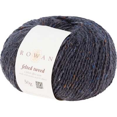 ROWAN Felted Tweed 50g tmavě šedá