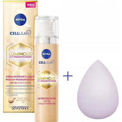 Nivea Cellular Luminous 630 denní krém proti pigmentovým skvrnám 40 ml – Zbozi.Blesk.cz