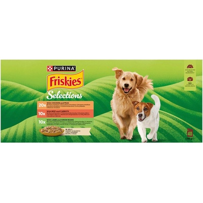 Friskies Dog Adult s jahňacím a mrkvou v šťave 100 g
