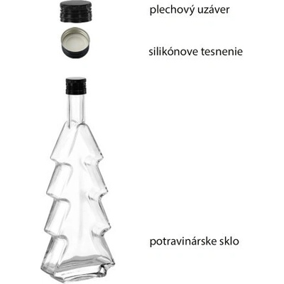 HOME Sklenená fľaša STROMČEK 500ml