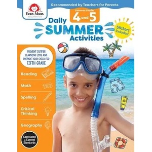 Daily Summer Activities: Between 4th Grade and 5th Grade, Grade 4 - 5 Workbook: Moving from 4th Grade to 5th Grade, Grades 4-5 (ISBN: 9781629384870)