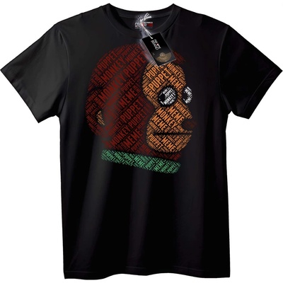 NOONEBRAND Тениска с мем череп - L, Black
