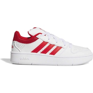 adidas Баскетболни кецове adidas Kids Basketball Trainers - White/Red