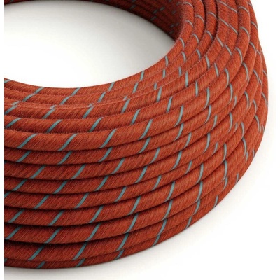 Creative Cables eRC36 3x0,75mm² cihlová a světle modrá 1 m
