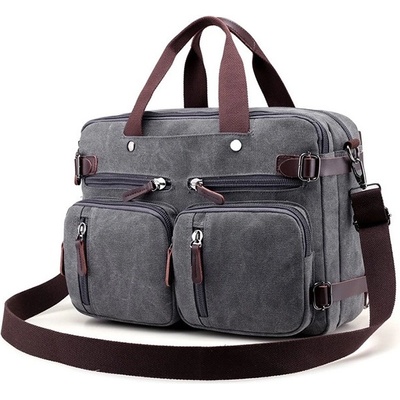 Pánská plátená taška crossbody Savior šedá