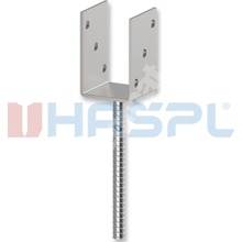 Hašpl Patka kotevní do betonu Typ U 100x100x4,0mm