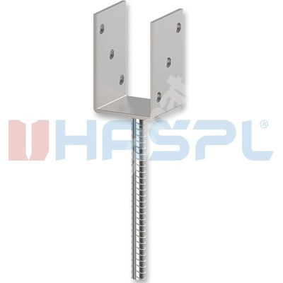 Hašpl Patka kotevní do betonu Typ U 100x100x4,0mm