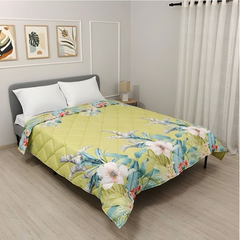 EmonaMall Олекотена завивка EmonaMall Мирабел Савин, Лятна, Единично легло, 150/210 см. , Капитонирана - Код S17982 (S17982-3800237625833)