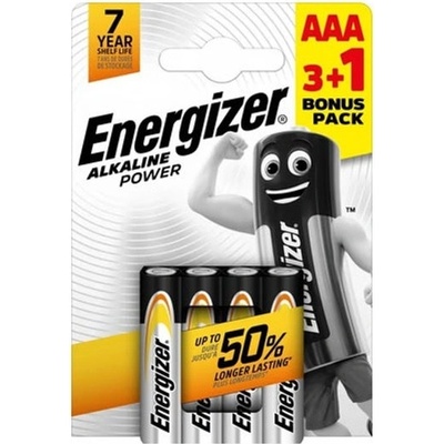 Energizer Батерии алкални Energizer Alkaline Power, AA, LR6, 1.5V, 4бр. в опаковка