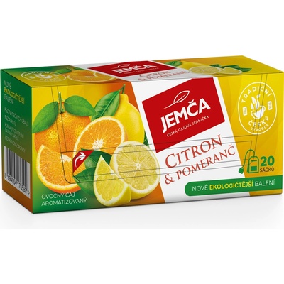 JEMČA Citron a pomeranč 20 x 1,5 g