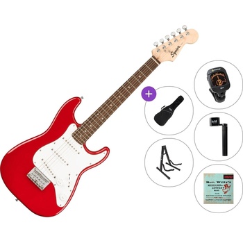 Squier Mini Stratocaster IL Standard SET Dakota Red Електрическа китара