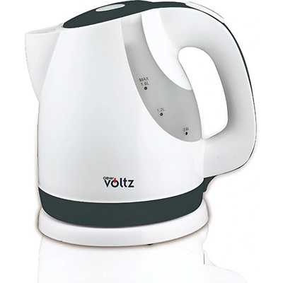 Voltz Електрическа кана Oliver Voltz OV51230V, 2200W, 1, 6 литра, Вграден нагревател, Бял/Черен - Код G9033 (G9033-3800237046140)