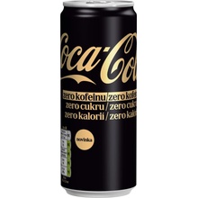 Coca-Cola Zero bez cukru a kofeinu plech 24 x 0,33 l