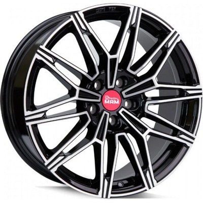 MAM B3N 8,5x19 5x120 ET35 black polished