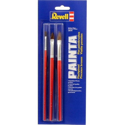 Revell Комплект плоски четки, Revell, Painta, 3 броя (R29610)