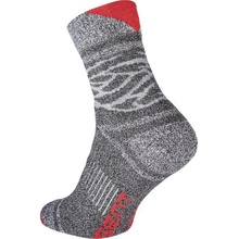 Assent OWAKA ponožky šedá/červená