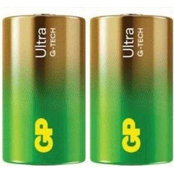 GP Batteries Алкална батерия GP ULTRA LR20 /2 бр. в опаковка shrink/ 1.5V GP-BA-13AU21-S2 (GP-BA-13AU21-S2)