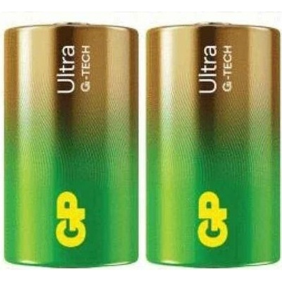 GP Batteries Алкална батерия GP ULTRA LR20 /2 бр. в опаковка shrink/ 1.5V GP-BA-13AU21-S2 (GP-BA-13AU21-S2)