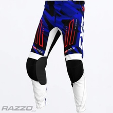 FXR Clutch Pant Kids Blue Camo Red