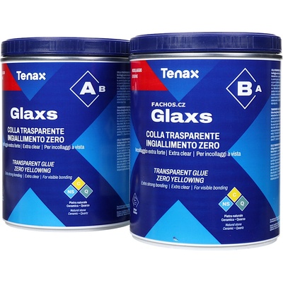 Tenax Glaxs Original - rychlé epoxidové lepidlo bez žloutnutí, 1.45 kg