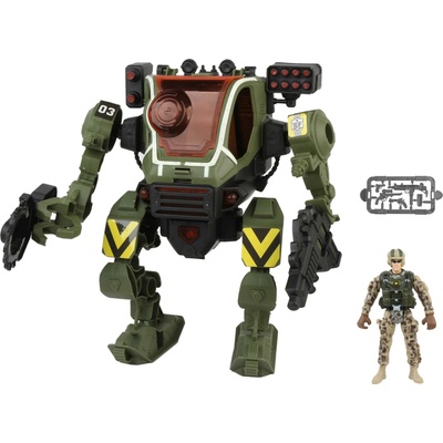 Wiky Robot bojový mecha vojenský s efekty set 26 cm