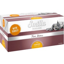 Smilla Fine Menu s náplňou morčacie s kuracími prsiami a paprikou 8 x 100 g