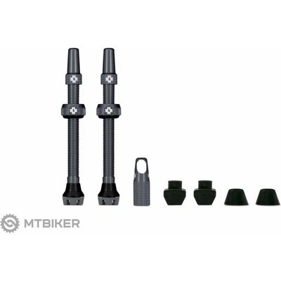 Muc-Off Tubeless sada bezdušových ventilov , 60 mm, sivá
