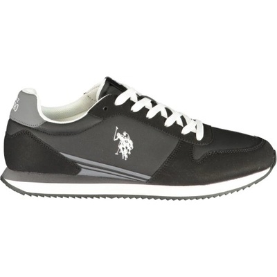 U. S. Polo Assn Мъжки спортни обувки us polo assn. , Размер 43, Цвят Черен (happy002m6yh1_neblk)