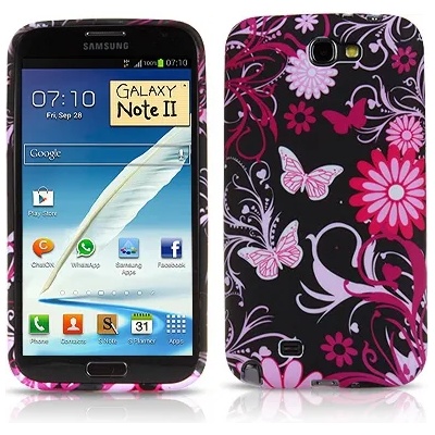 Samsung Galaxy Note II N7100 Flora V6 Калъф + Скрийн Протектор