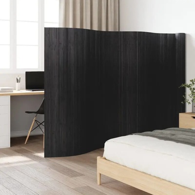 vidaXL Paraván 800 × 165 cm bambus šedý 377015